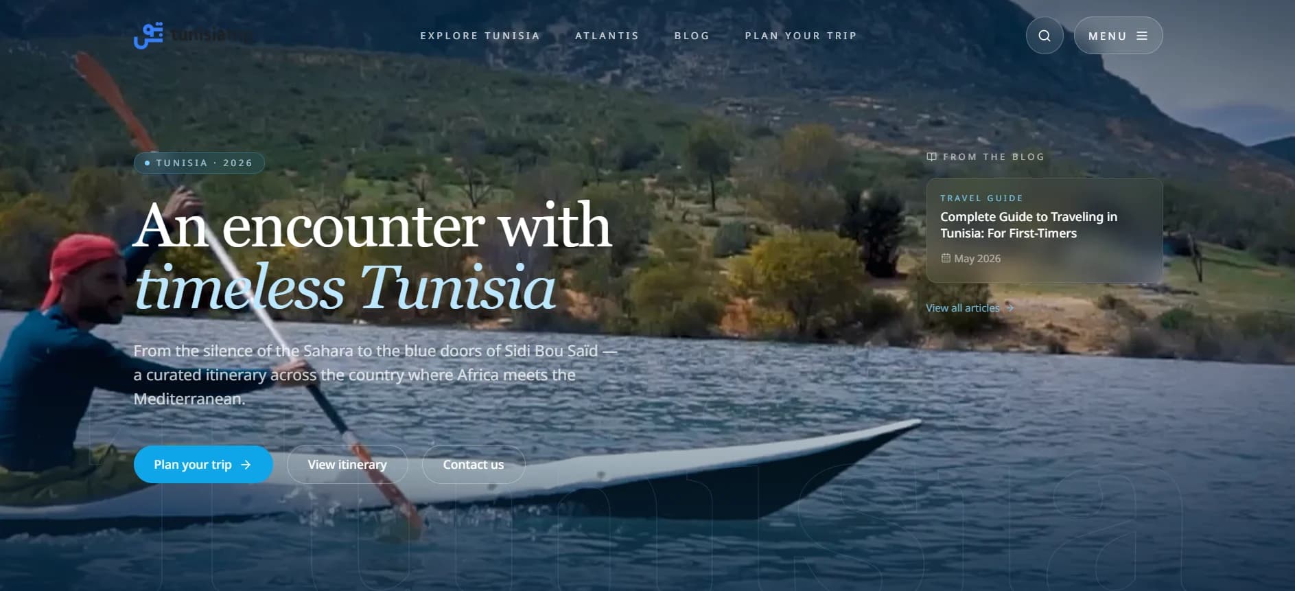 TunisiaTrip — freelance project preview